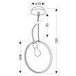CANDELLUX STUDIO A0024-321 SKIROS lampa wisząca 35 4000K