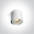 ONE LIGHT 12142/W Mykonos biała regulowana oprawa sufitowa z oprawką GU10 R111 75W