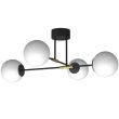 LUMINEX 4273 plafon Glame black/gold 4xE27