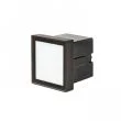 RENDL R12530 DEJAVU SQ 9 wpuszczana czarna 230V LED 3.5W IP65 3000K
