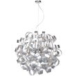 DAR RAW1250 RAWLEY 12LT RIBBON PENDANT ALUMINIUM FINISH