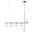 SIGMA 33697 Silia 6 lampa wisząca czarny,biały
