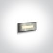 ONE LIGHT 68072A/W Letrina wpust ścienny ze stali nierdzewnej LED 3000K 5W IP65