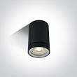 ONE LIGHT 67130C/B Lido czarny zewnętrzny cylinder sufitowy 35W MR16 GU10