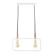 CANDELLUX 32-73549 FRAME LAMPA WISZĄCA 2X60W E27 BIAŁY