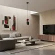 EMIBIG 1737/1B GAUDI 1 BLACK BURGUNDY Lampa wisząca