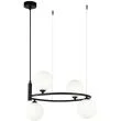 MAYTONI MOD013PL-04B Modern Ring Pendant Lamp Black