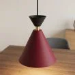 EMIBIG 1740/1 KLEVER 1 BURGUNDY BLACK Lampa wisząca