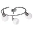 CANDELLUX 98-07032 ALABASTER SPIRALA 3X40W G9 SATYNA+CHROM
