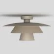 LUMINEX 4497 plafon Plato beige 1xE27