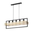 SIGMA 32395 MERCI 5 lampa wisząca czarna złoty