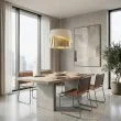 EMIBIG 1710/1 CANVA 1 WHITE GOLD Lampa wisząca