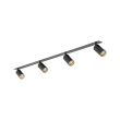 TK-LIGHTING 10809 AMIS BLACK4XGU10 PODTYNKOWY