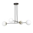 EMIBIG 966/4 OGNIS 4 BLACK LAMPA WISZĄCA