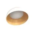 CANDELLUX 13-24169 TRENTO LAMPA SUFITOWA PLAFON BIAŁO DREWNIANY 18W LED 35 CM KLOSZ BIAŁY