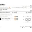AZZARDO AZ2809 Sisto 2 (black/black)