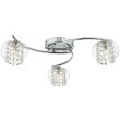 DAR ELM5350 ELMA 3LT SEMI FLUSH POL CHR/ CLR