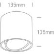 ONE LIGHT 12142/W Mykonos biała regulowana oprawa sufitowa z oprawką GU10 R111 75W