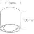 ONE LIGHT 12142/W Mykonos biała regulowana oprawa sufitowa z oprawką GU10 R111 75W