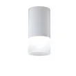CANDELLUX 2273686 LAMPA SUFITOWA TUBA 1X50W GU10 MROŻONY+SZARY ŚR. 6,4 CM