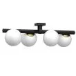 LUMINEX 4629 plafon Idris black/gold 4xE27