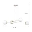 EMIBIG 966/4 OGNIS 4 BLACK LAMPA WISZĄCA