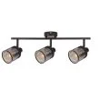 CANDELLUX 93-82541 LAMPA SUFITOWA CANABERA KAWOWE ZŁOTO 3X40W E14 KLOSZ BURSZTYNOWY