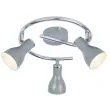 CANDELLUX 98-66633 JULIE SPIRALA 3X40W E14 SZARY