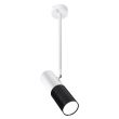 CANDELLUX 31-77912 TUBA LAMPA WISZĄCA/SZTYCA 1X15W GU10 6,8/19,5 CZARNY+BIAŁY