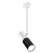 CANDELLUX 31-77912 TUBA LAMPA WISZĄCA/SZTYCA 1X15W GU10 6,8/19,5 CZARNY+BIAŁY
