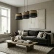 EMIBIG 1653/3 KARBON 3 BL BROWN LAMPA WISZĄCA