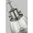 ELSTEAD Hobson FE-HOBSON-P-M-SN 1 Light Medium Pendant Satin Nickel
