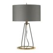 ELSTEAD Ferrara FERRARA-TL-GPG Table Lamp - Grey and Polished Gold
