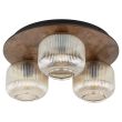 TK-LIGHTING 11068 SALVIA BROWN LAMPA SUFITOWA 3XE14