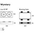 LABRA 4.1067 LAVA X2 WP Trimless edge.LED 12W Switch/DALI