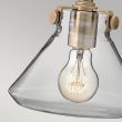 ELSTEAD Congress HK-CONGRESS1-A-BC 1 Light Clear Glass Wall Light - Brushed Caramel
