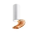 CANDELLUX 2276076 TUBA LAMPA SUFITOWA 1X15W GU10 6/20 ZŁOTY+BIAŁY