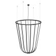 ANTIGO Lampa wisząca no. moon A Z - Czarna (600 mm) 5145