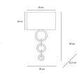 WYPRZEDAŻ BERELLA LIGHT BL0020 Teba kinkiet Chrom E27