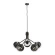 EMIBIG 1139/5 LAMPA WISZĄCA NOVA 5 BLACK/STRIPE