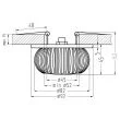 CANDELLUX 2249247 SA-09 AL 3W LED RGB 230V oczko sufitowe  lampa sufitowa  aluminiowa