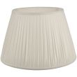 DAR ULY1815 ULYANA PLEATED SHADE 45CM IVORY