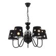 CANDELLUX 50205106 LAMPA WISZĄCA BATLEY 5 CZARNY
