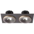 RENDL R13257 SHARM SQ II wpuszczana brązowa/perłowo-złota 230V LED 2x10W 24° 3000K