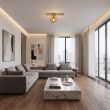 EMIBIG 1714/1 FIT 1 MOKKA AMBER Lampa sufitowa
