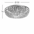KOLARZ 3161.18/50 SCHC�NBRUNN lampa sufitowa złoto 24K