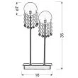 CANDELLUX 42-02801 LUXOR LAMPA 2*20W G4 NIKIEL MAT