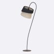 EMIBIG 1709/LP1 CANVA LP1 BLACK NATURAL Lampa podłogowa