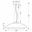 CANDELLUX STUDIO 31-51097 OMBRE 42 lampa wisząca