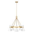 ELSTEAD Joan FE-JOAN5-MW 5 Light Chandelier - Matte White